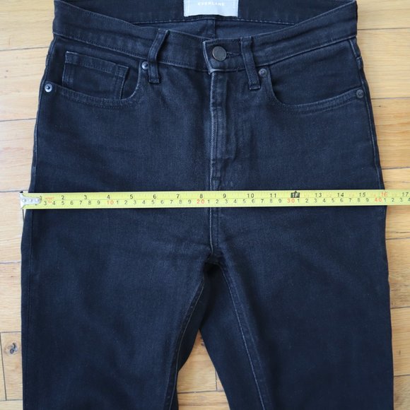 Everlane High Rise Skinny Ankle Black Jeans, Size 26 - Picture 11 of 13